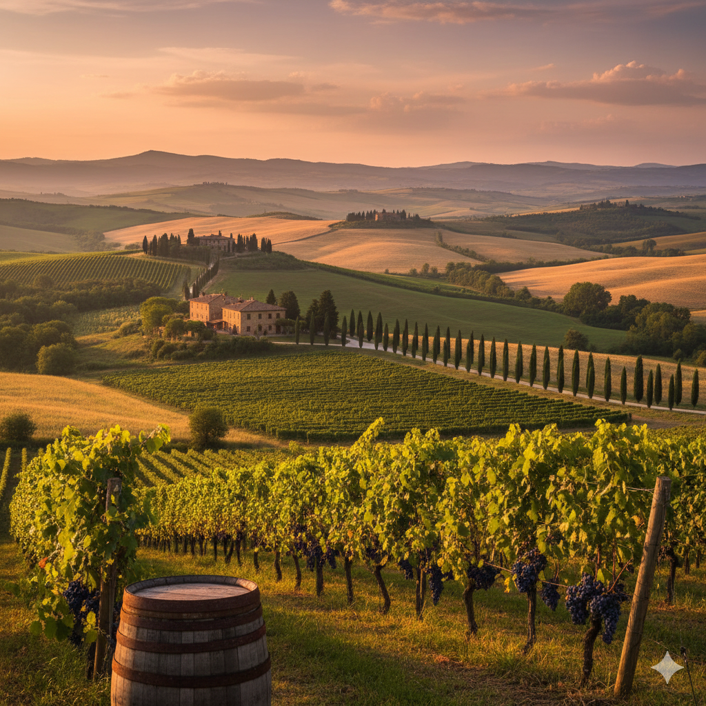 Toscana - Colline e cipressi